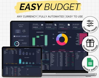 Budget Planner Monthly Budget Tracker Google Sheets Budget Spreadsheet Paycheck Budget Template Simple Budget Spreadsheet Expense Tracker
