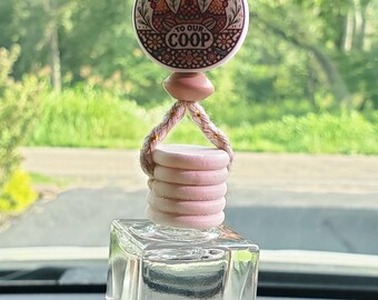 car diffuser- chicken coop- Hanging diffuser - Car Freshener - car diffuser - car accessories