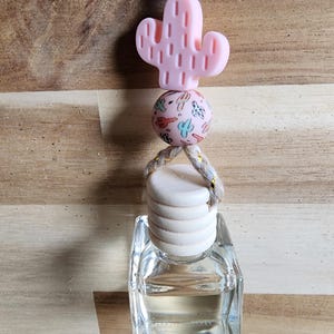 Pink cactus car diffuser - Hanging diffuser - Car Freshener - car diffuser - car accessories