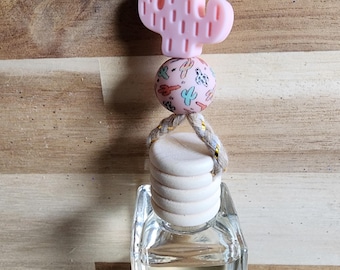 Pink cactus car diffuser - Hanging diffuser - Car Freshener - car diffuser - car accessories