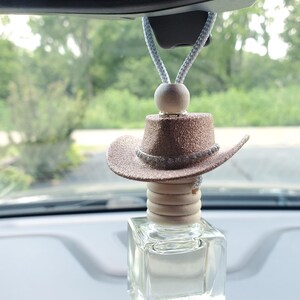 car diffuser - cowgirl hat- Hanging diffuser - Car Freshener - car diffuser - car accessories - western