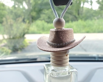 car diffuser - cowgirl hat- Hanging diffuser - Car Freshener - car diffuser - car accessories - western