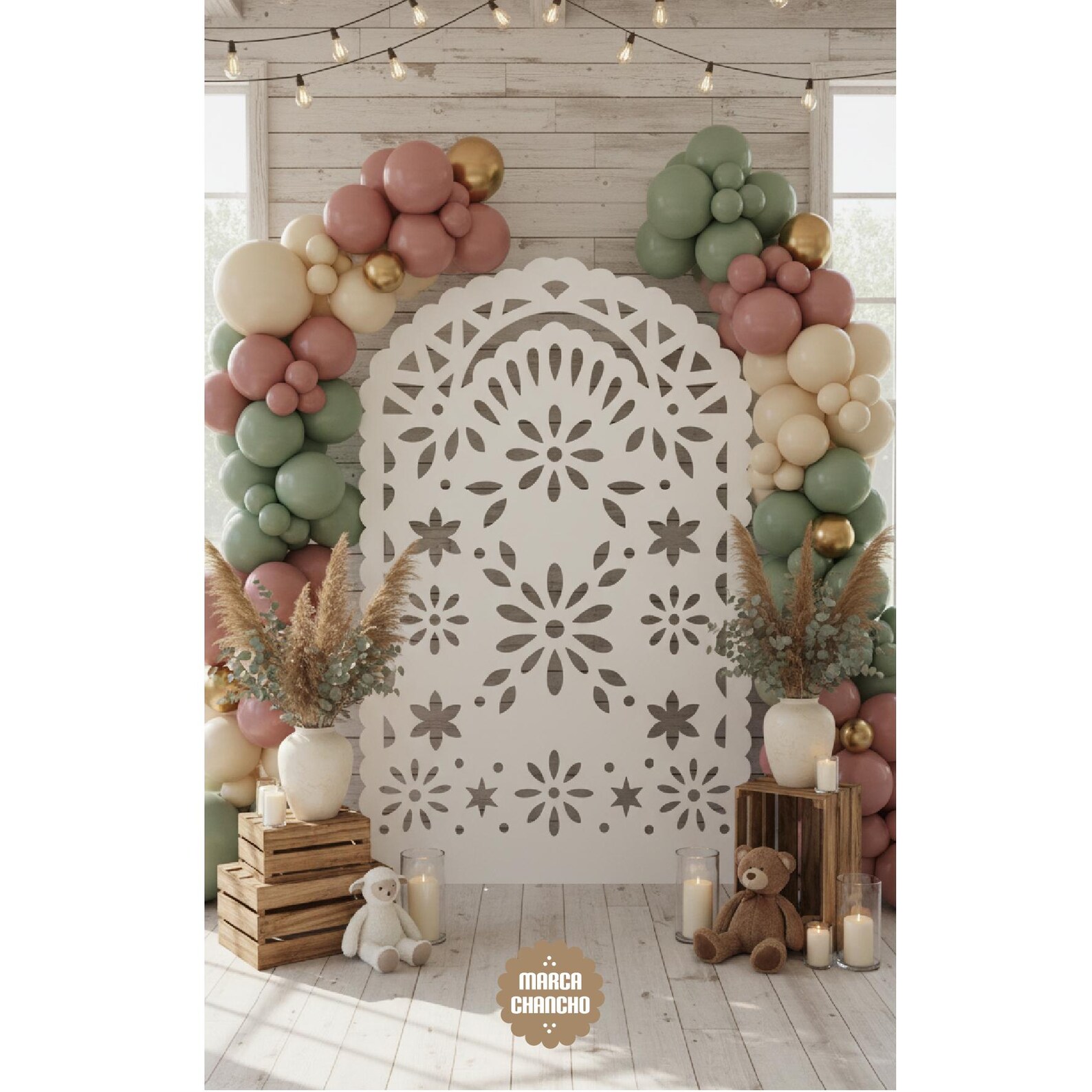 Wedding Backdrop SVG | Arch Panel Laser Cut File | Talavera Arch ...