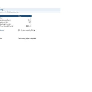 Paquete de Excel para restaurantes y bares: Inventario, precios de bebidas, desperdicios y planificación de mano de obra. imagen 2