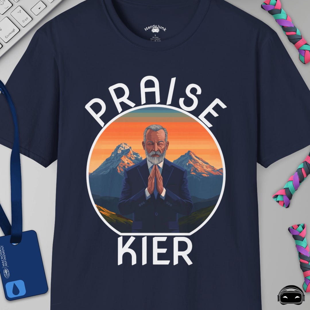 Praise Kier - Severance T-shirt, Pixel Art Design, Severance Unisex ...