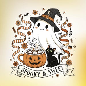 Spooky Season PNG | Halloween Clipart Digital Download | Sublimation Design for Crafts & Shirts