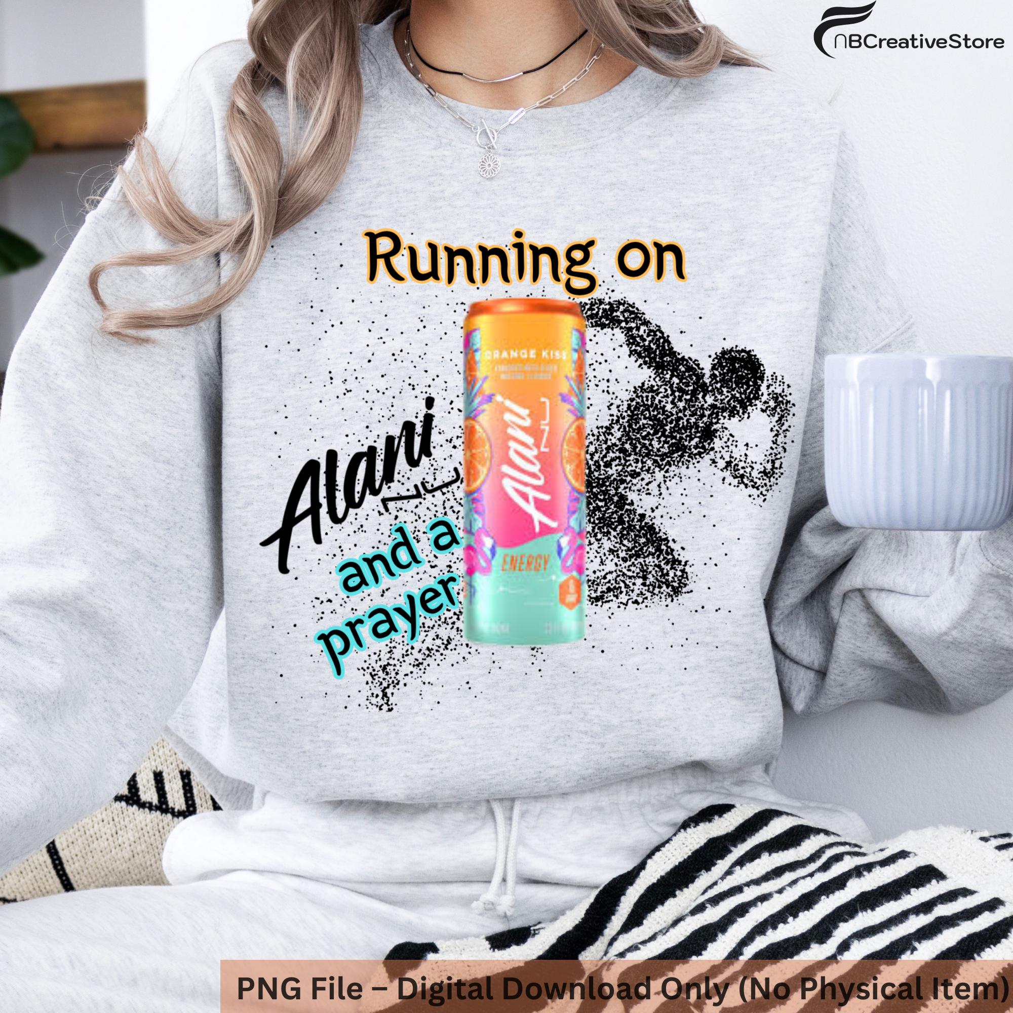 Handmade Alani-Inspired “Running on Alani & Chaos” Backpack NEW Running on Alani & Chaos PNG | Funny Energy Drink Quote  main image 2