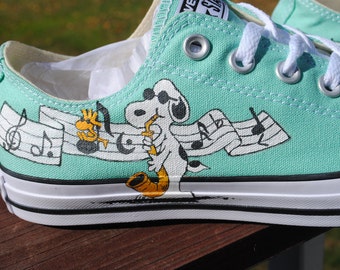 snoopy converse sneakers