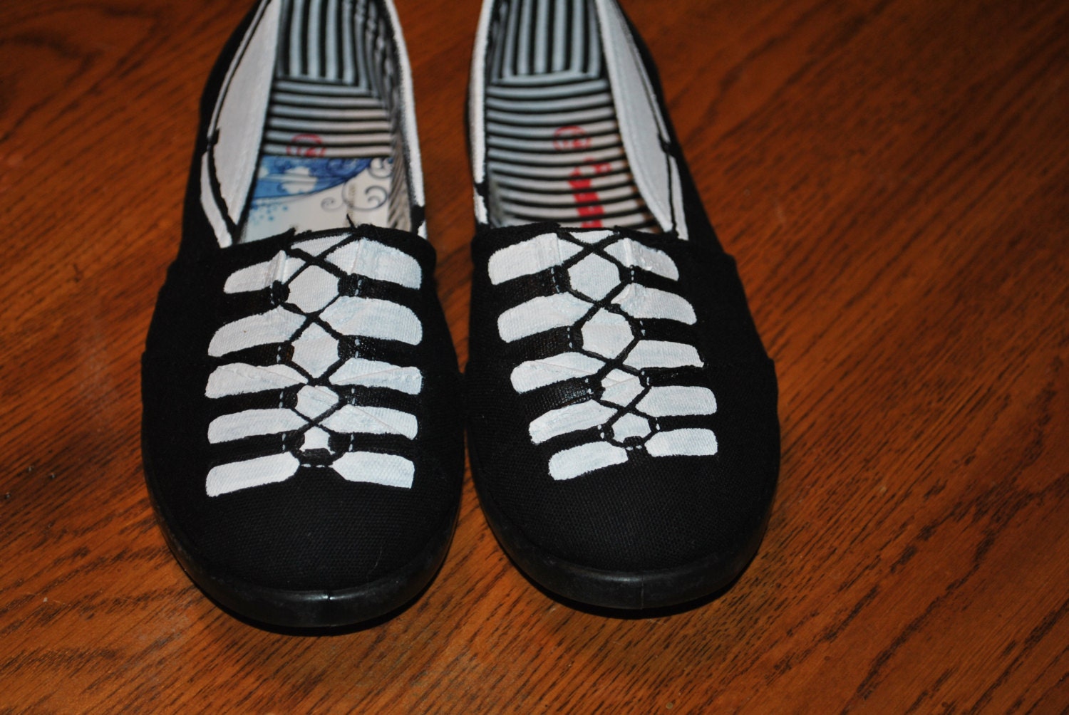 Custom Order for Hand Painted Ghillies Dance shoes size 12