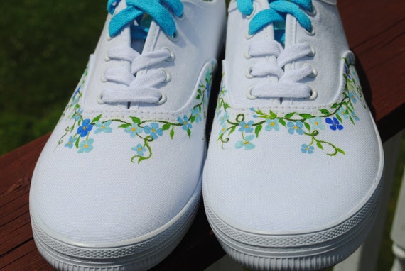 New Hand Painted Design With KEDS Shoes 