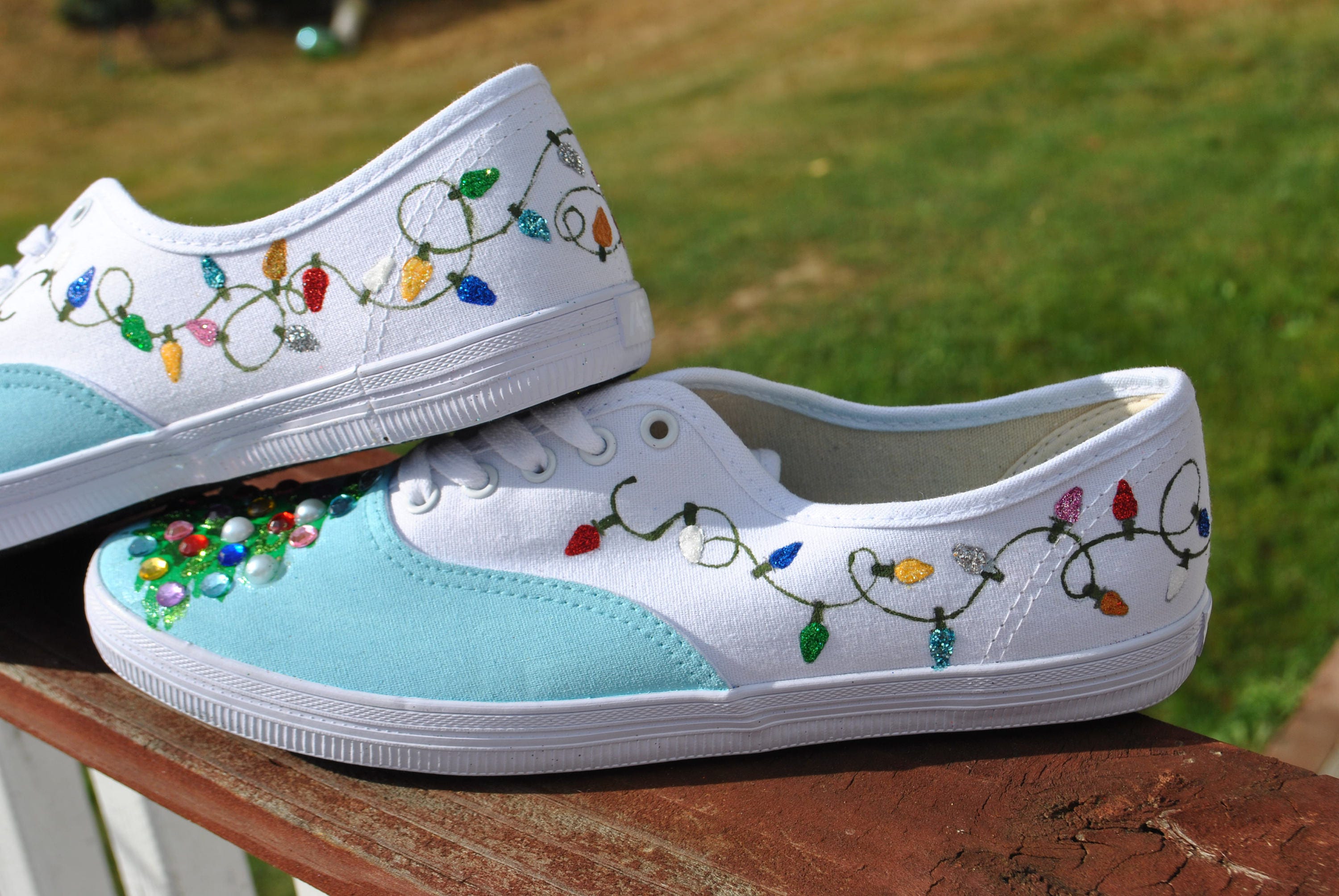 Zapatos de Navidad Zapatos de Elfo de Santa tamaño 9.5 para la Etsy
