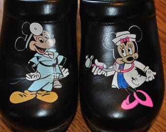 disney nursing clogs