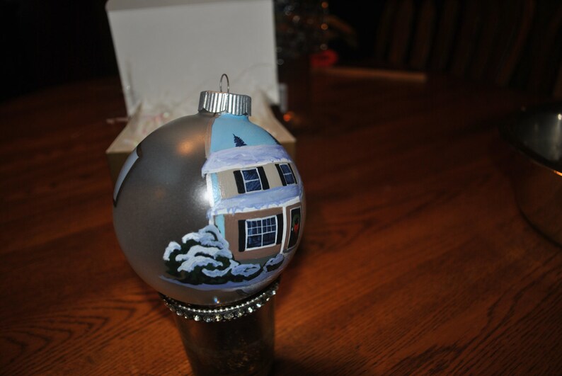 sold Custom Hand Painted New Home Ornament