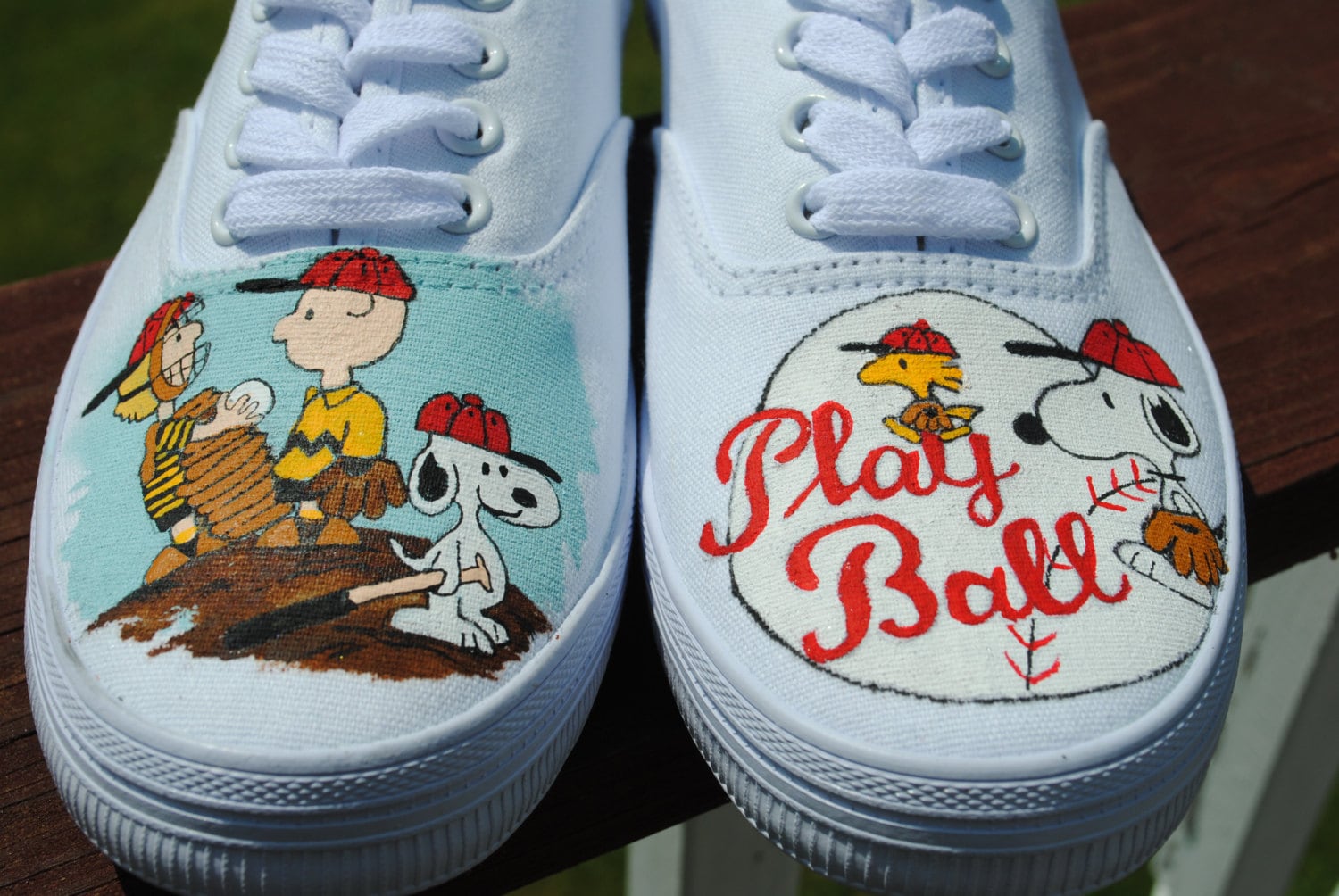 baseball themed shoes