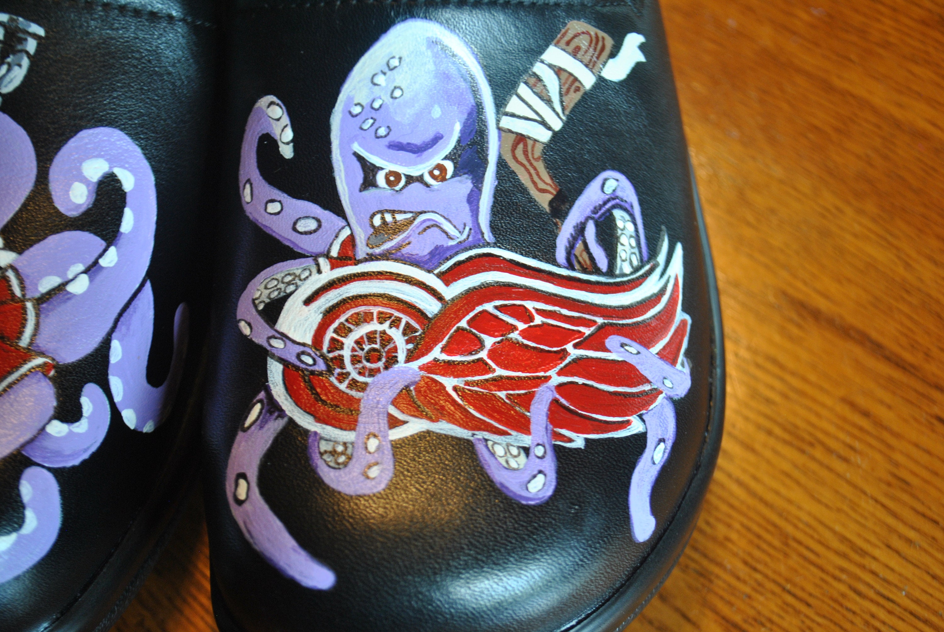 hand painted clogs for nurses