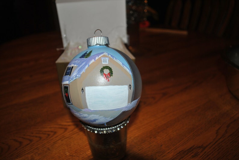 sold Custom Hand Painted New Home Ornament