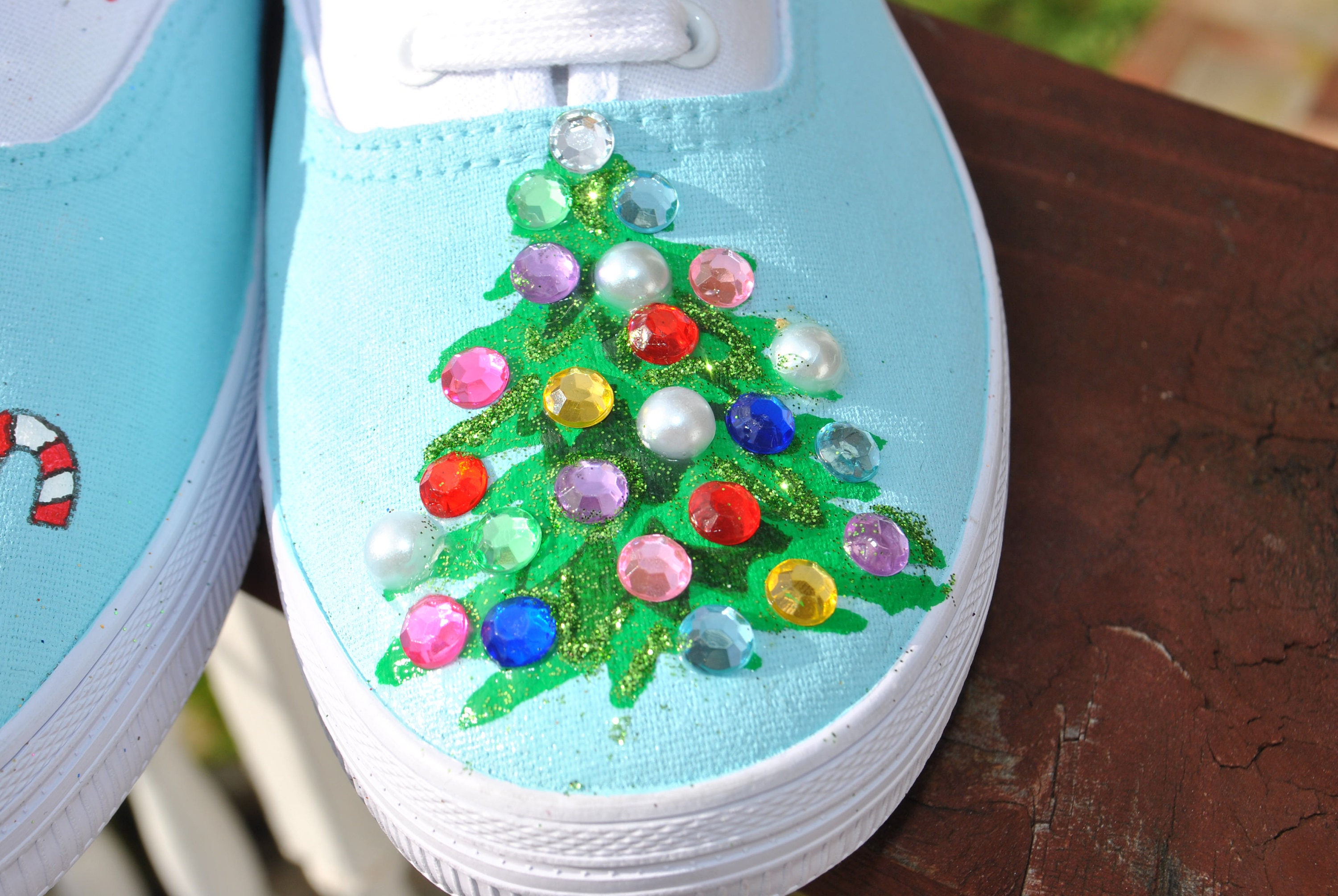Zapatos de Navidad Zapatos de Elfo de Santa tamaño 9.5 para la Etsy