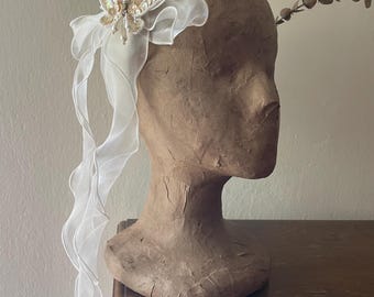 Handmade headband with bow