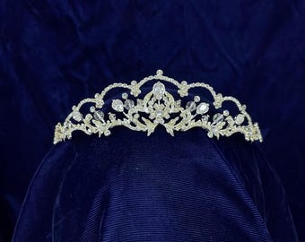 Dainty Swarovski crystal bridal tiara