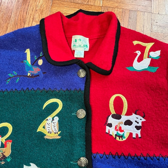 Vintage Quacker Factory 12 Days of Christmas Wool… - image 2