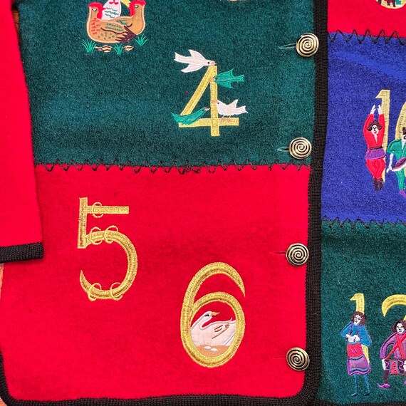 Vintage Quacker Factory 12 Days of Christmas Wool… - image 4