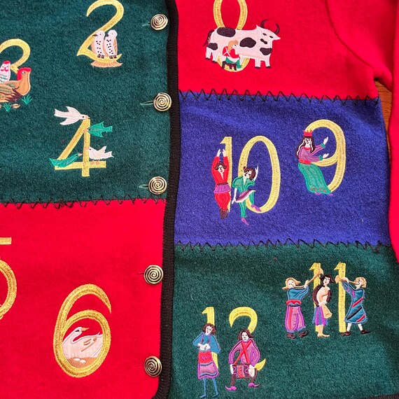Vintage Quacker Factory 12 Days of Christmas Wool… - image 5