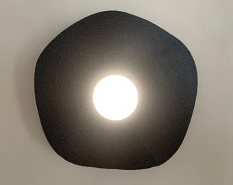 3D STL files: Rechargeable LED wall light, Wireless bead-shaped wall lamp, Minimalist wall lighting