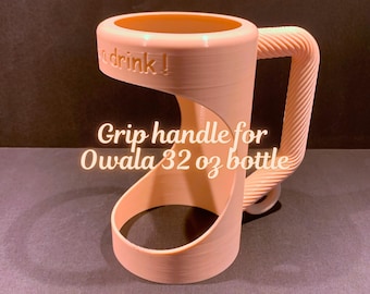 Archivo STL: Asa para botellas de agua Owala de 24 oz y 32 oz, accesorio Owala, asa ergonómica