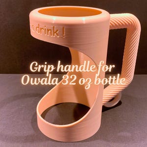 Personligt handtag för Owala vattenflaskor på 900 ml och 720 ml, med namn, flasktillbehör för Owala-flaskor, anpassningsbar namnpresent