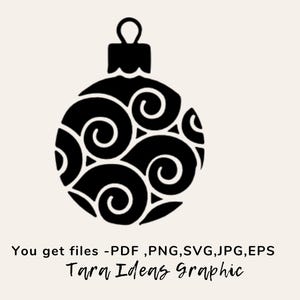 Christmas balls SVG, PDF ,Png, Eps,Jpg . Christmas balls cut files. Christmas toys cut files. Christmas balls clipart