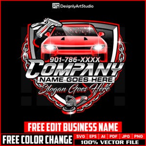 Auto Detailing Business Logo Design, Car Wash Logo, Automotive Logo, Auto Detailing Logo Svg, Mobile Detailing Logo, Pressure Washing Logo