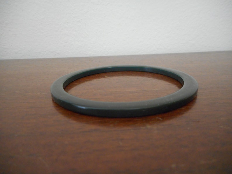 Bakelite Bracelet Teal Dark Green