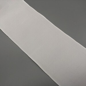 4 Inch Wide- White Iron on Fusible Buckram/heading Tape