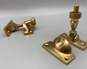 Sash Window Lock - Solid Brass Brighton Lock - Packs of 1 / 2 / 4