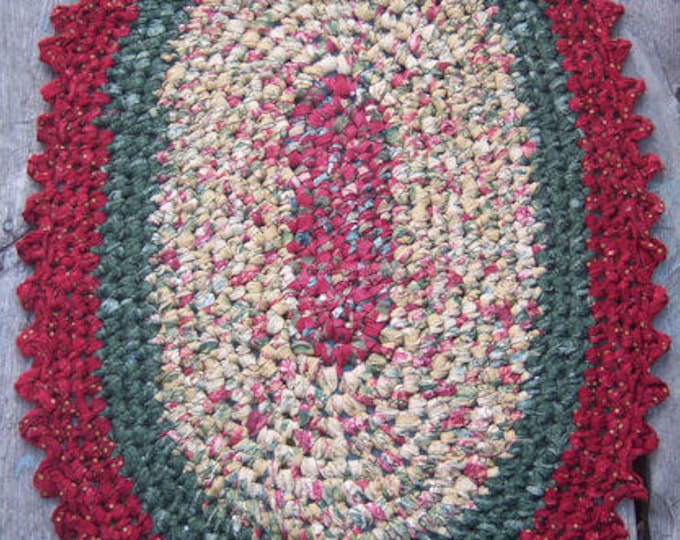 Crochet Oval Rag Rugs Epatternpdf Etsy