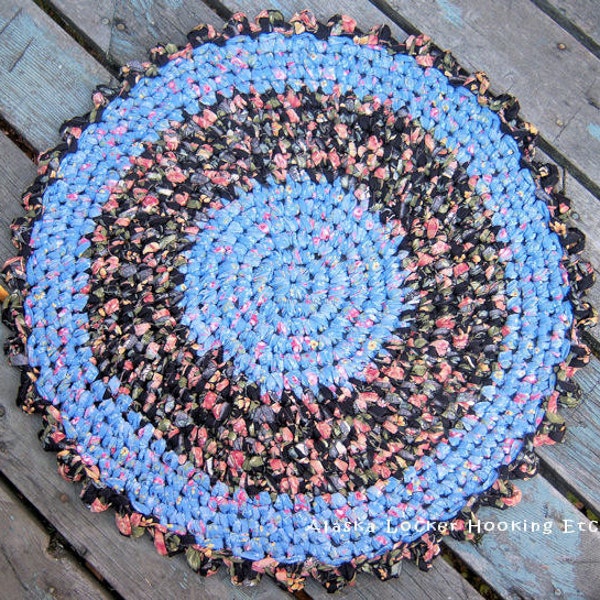 Crochet Round Rag & Yarn Rugs ePattern-PDF