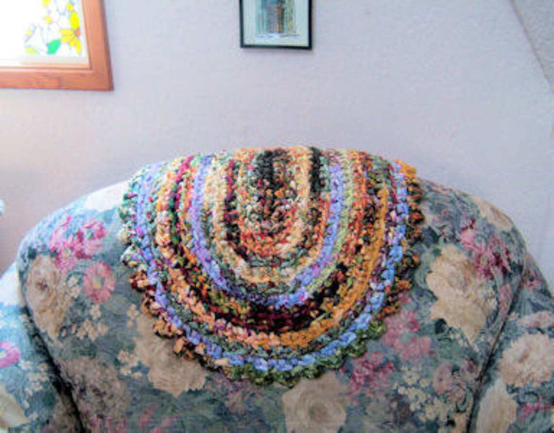 Oval Rag Rug Crochet Pattern Crochet Oval Rag Rugs Epattern-pdf - Etsy