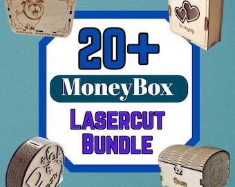 Money Box SVG Bundle: Laser Cut Piggy Bank Designs