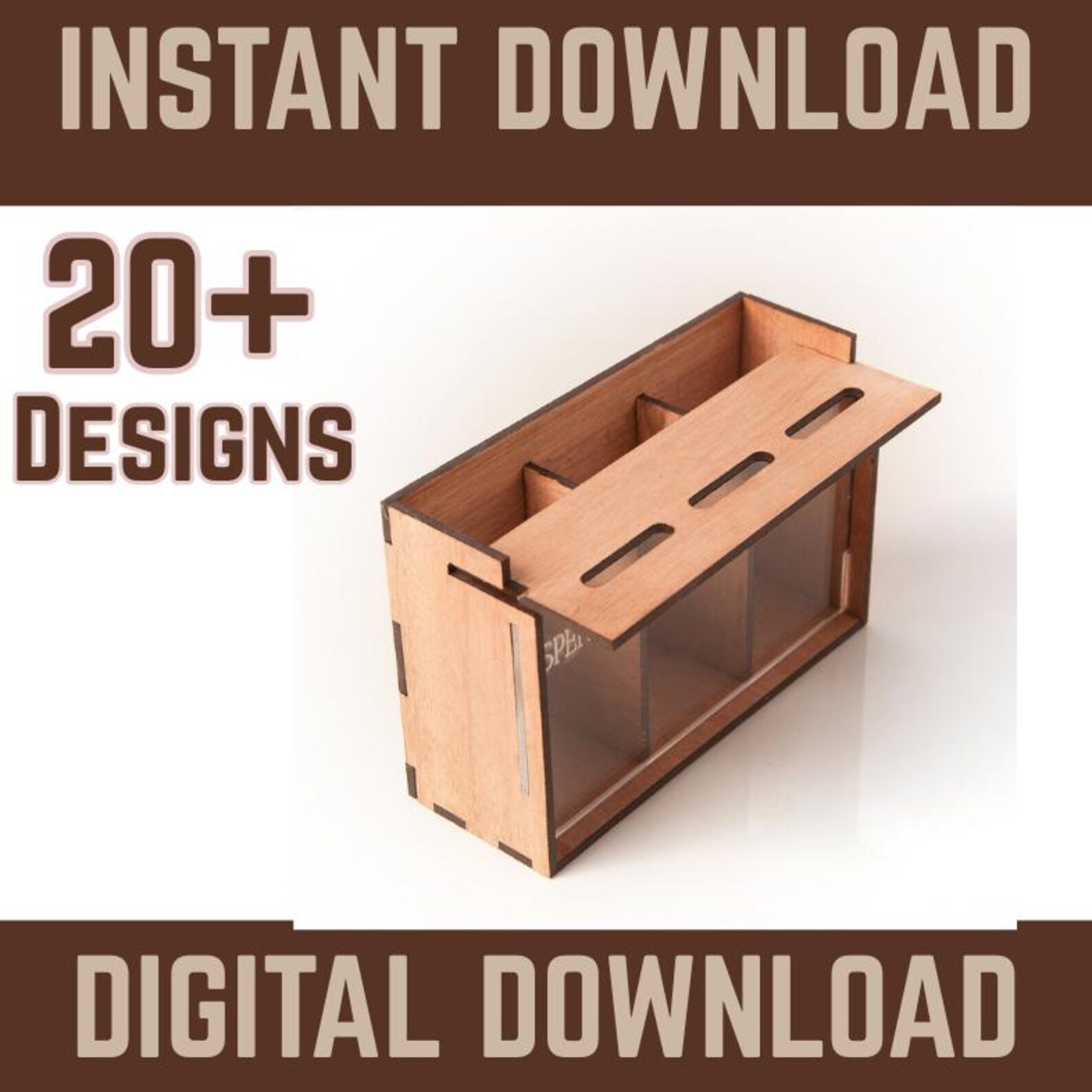 Money Box Sample Design Laser Cut Money Box Templates – 2D & 3D Designs (digital Download) - Etsy