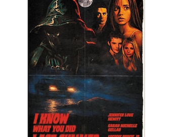 I know what you did last summer retro poster