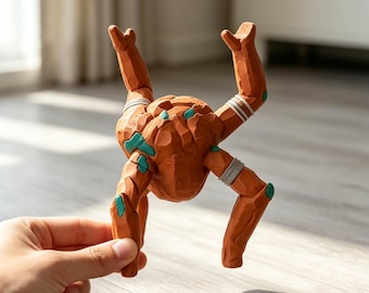 Project Hail Mary Rocky Figure, 3D Printed Holder, Gift for Him, Funny Desk Gift for Teacher/Dad/Boyfriend