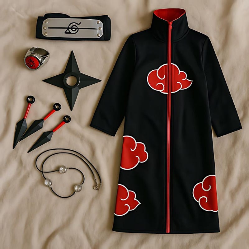 Akatsuki Cosplay Cloak - Etsy