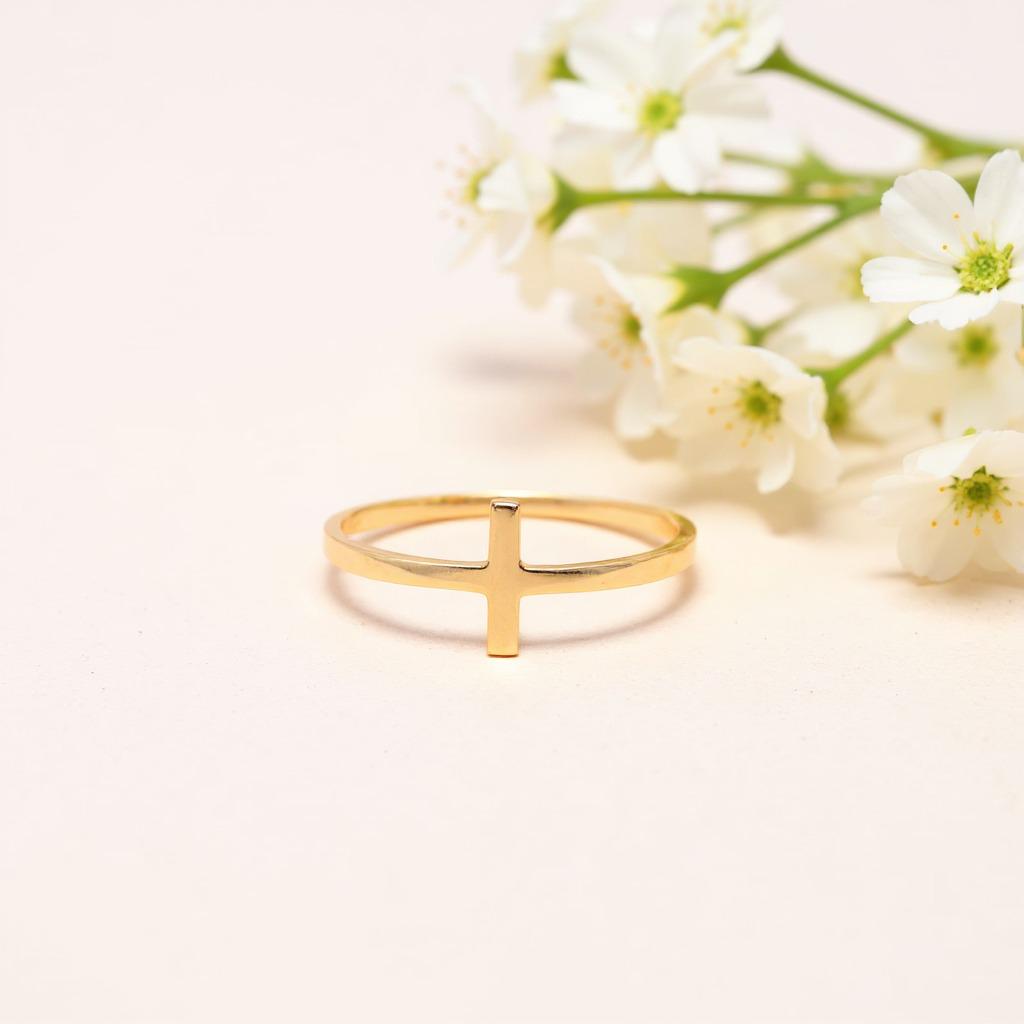 Christian Cross Ring, Cross Religious Ring, Cross Christmas Ring, Cross ...
