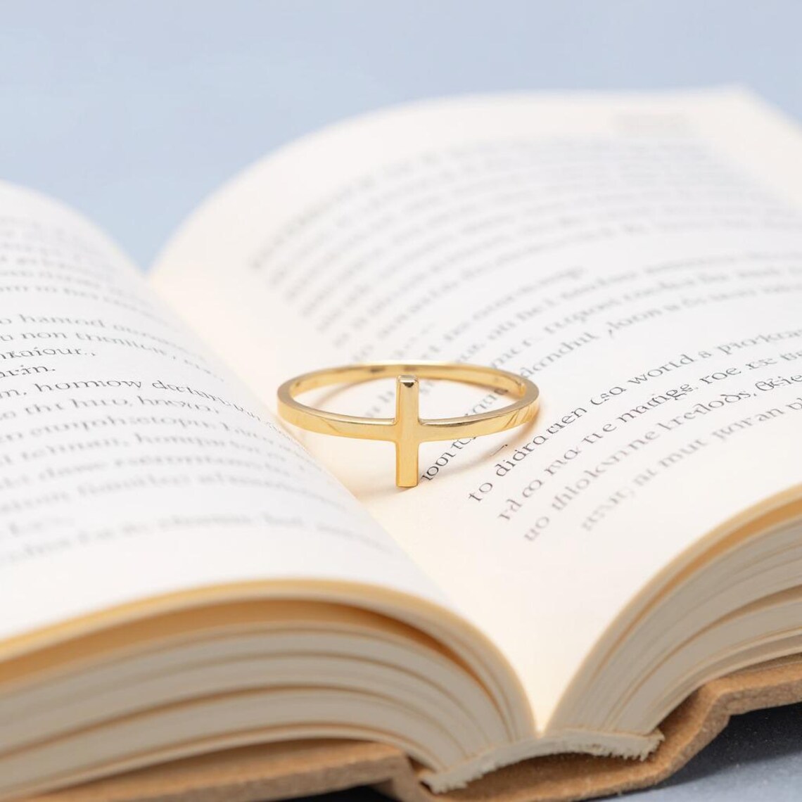Christian Cross Ring, Cross Religious Ring, Cross Christmas Ring, Cross ...