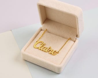 Customized Name Necklace, Name Personalized Necklace, Name Keepsake Necklace, Mother Name Necklace, Name Bridesmaid Necklace Gift for Mother