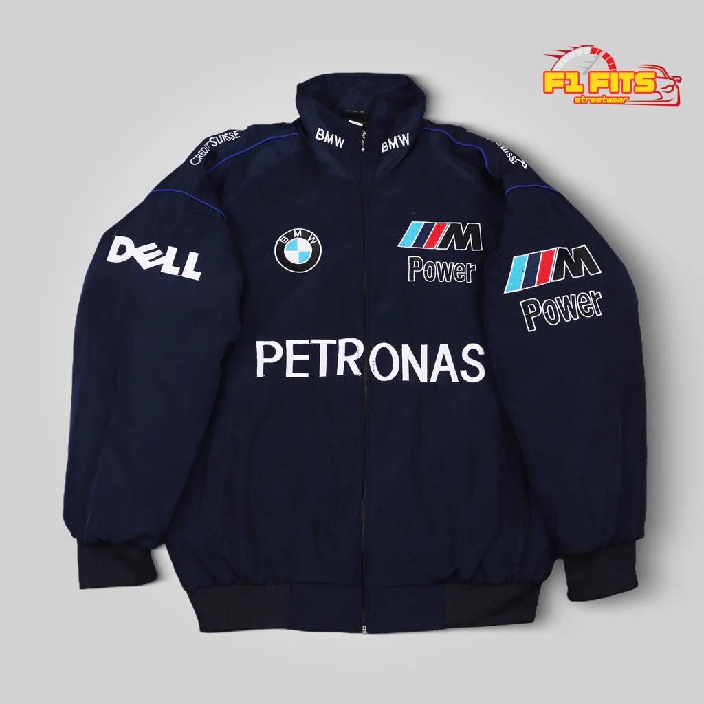 N520 BMW F1 レーシング スタッフブルゾン ジャケット BMW - 美品レア❗️BMW Williams F1 レーシングジャケット 企業