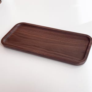 Oval Walnut Tray – Catchall, Serving Tray