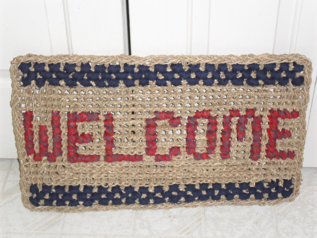 Welcome Grass Rug - Etsy
