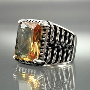 Zultanite Color Change Ring: 925 Sterling Silver Turkish Handmade