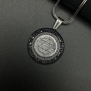 Seal Of Solomon Pendant, Star Of David Silver Charm, 925 Sterling Men’s Necklace, Handmade Spiritual Talisman, Kabbalah Gift For Him